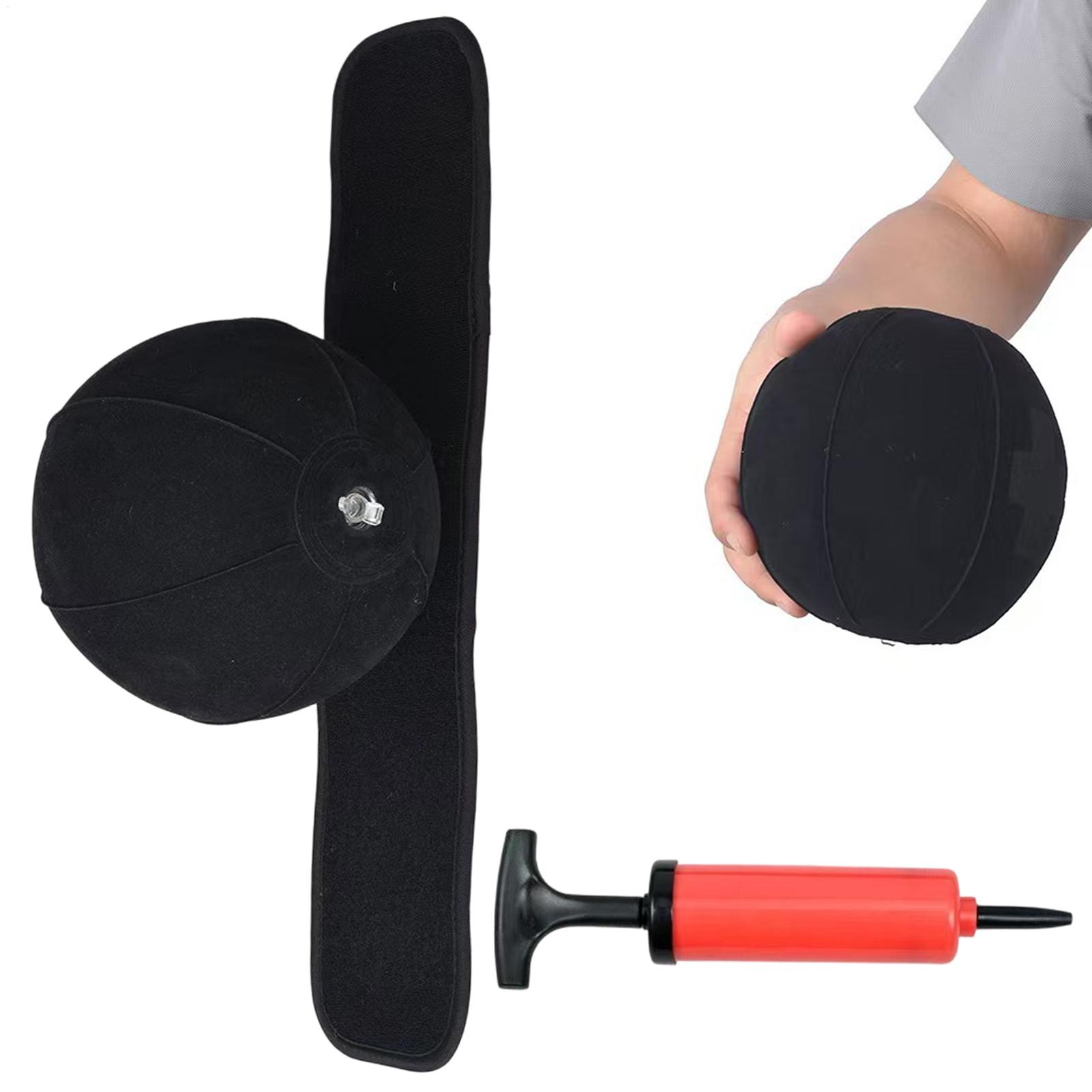 Training Aid Swing - ゴルフスイングトレーニング補助具 調節可能なパッティングトレーナー インフレータブルボール付き ゴルフトレーニング補助具 アームバンド バッティング用
