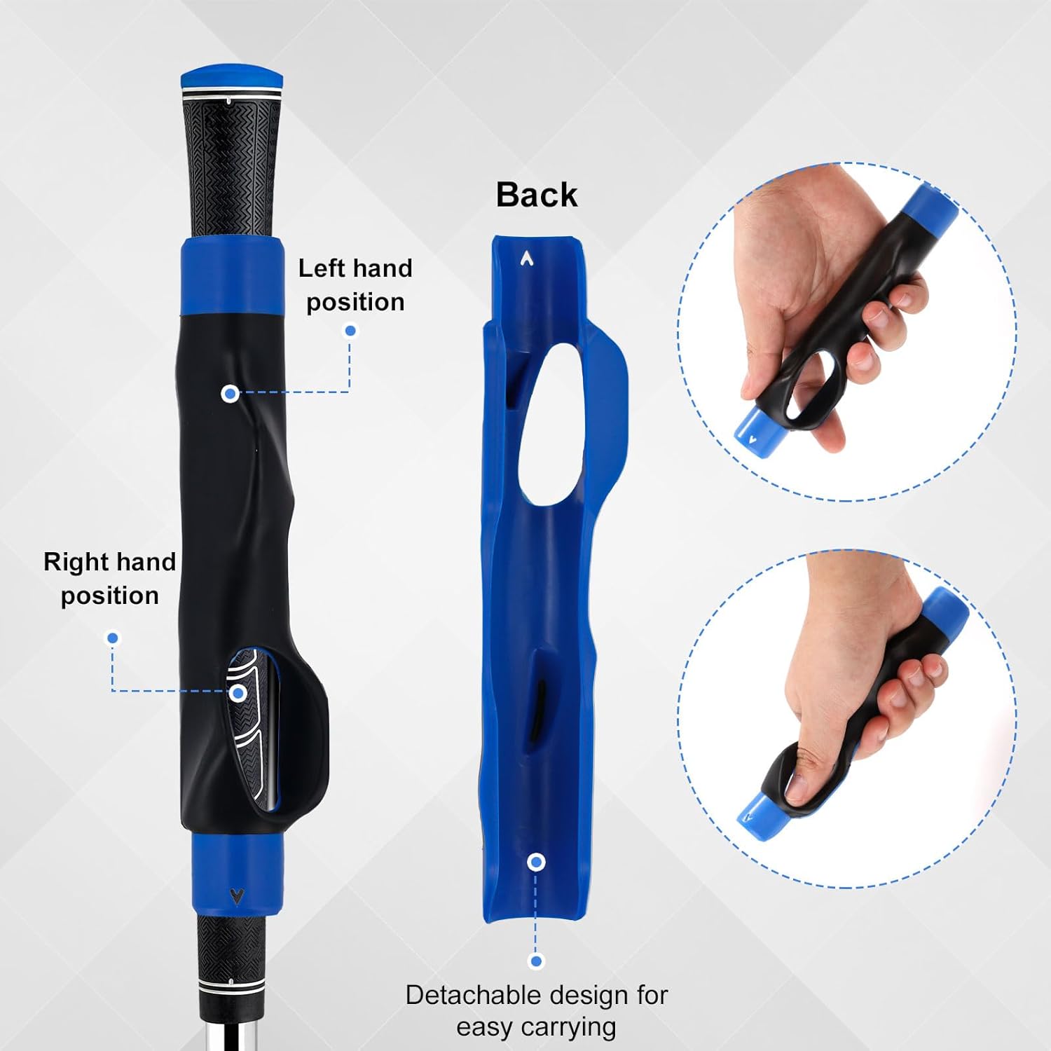 ゴルフクラブトレーニンググリップ ゴルフトレーニング補助具  - Training Aid Swing のレビューと価格