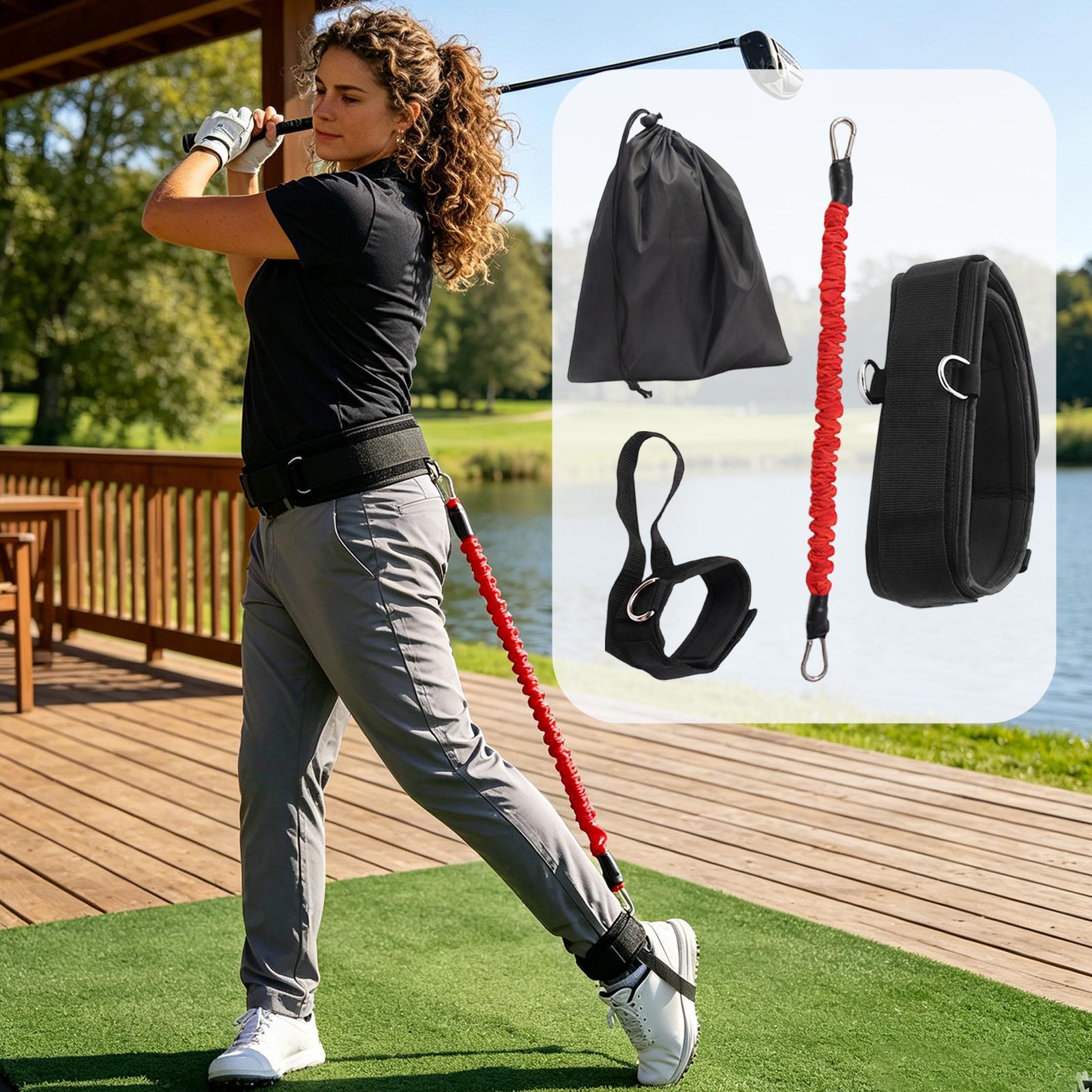 ゴルフスイングトレーニング補助具 調節可能なベルト付き足首ス - Training Aid Swing のレビューと価格