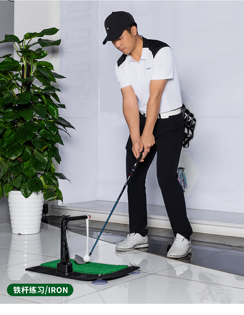 PGM高さ調節可能360度回転ゴルフスイングトレーナー屋内ゴ - Training Aid Swing のレビューと価格