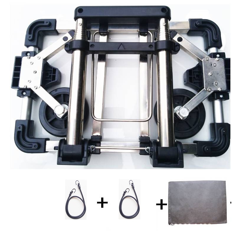 折りたたみ式小型カート、超小型トロリー、手で引くカート、家庭 - Pull Cart Fold のレビューと価格