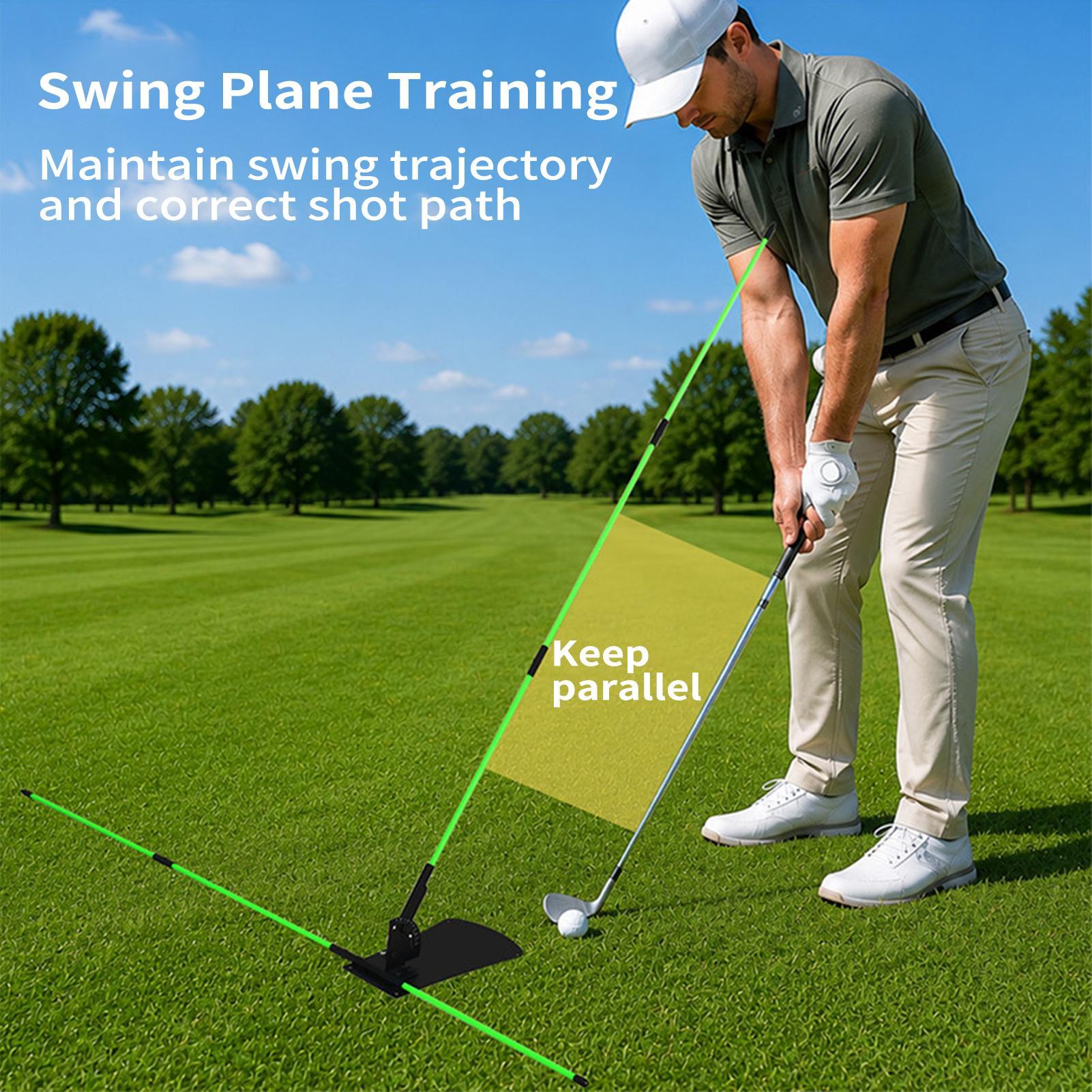 ゴルフスイングトレーナー 角度調整可能 パッティング練習ツー - Training Aid Swing のレビューと価格