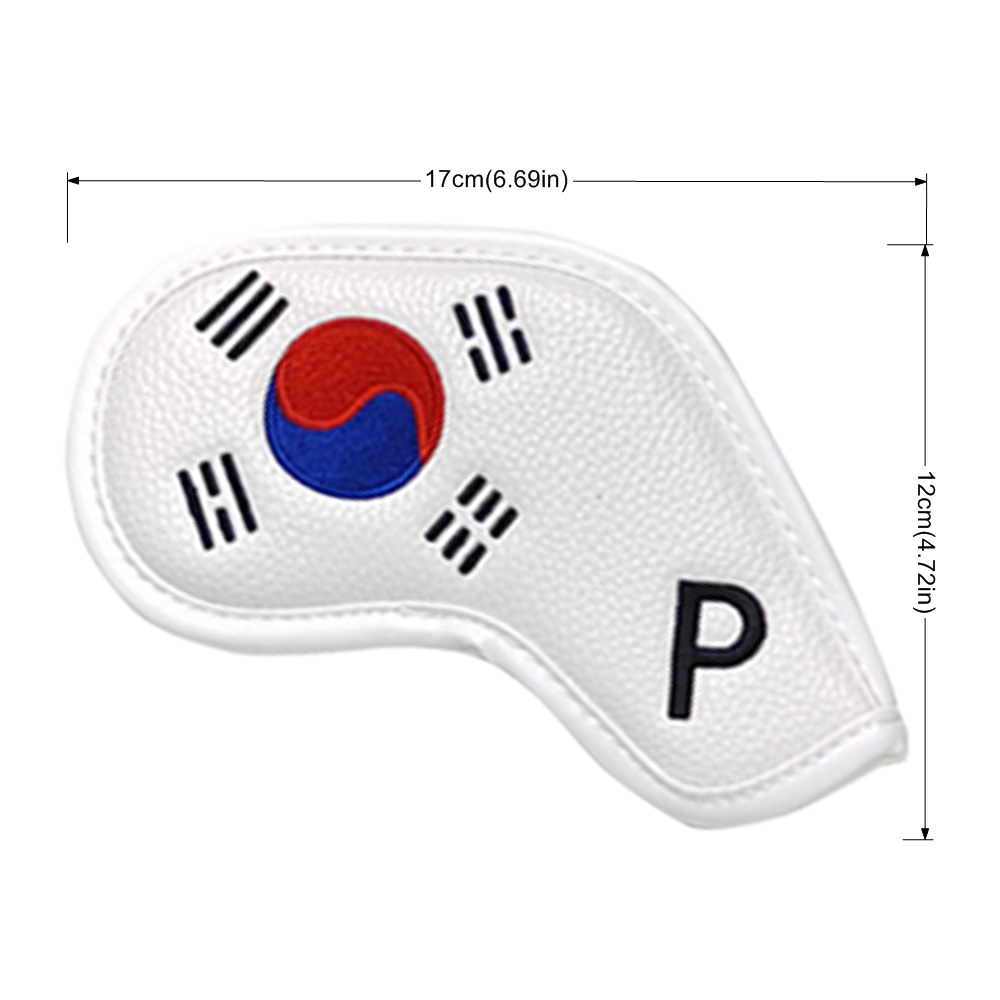 韓国愛国ゴルフヘッドカバーセット - ユニークなデザインのア - Golf Equipment Organizer のレビューと価格