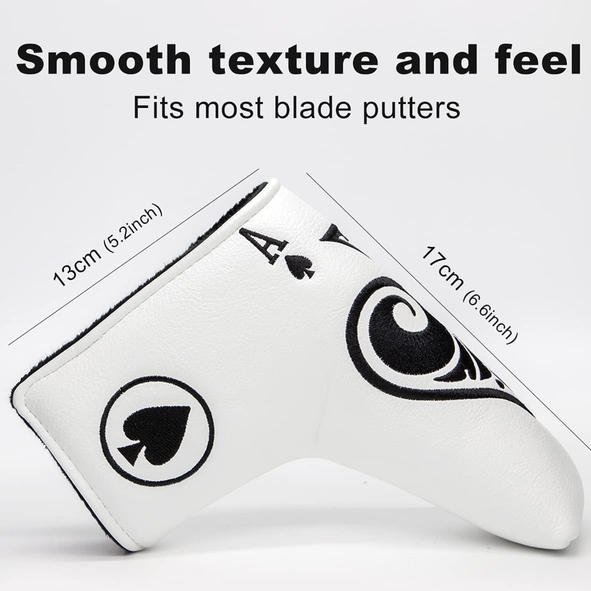 面白いゴルフパターカバーヘッドカバー、ポーカーエーススタイル - Golf Equipment Organizer のレビューと価格