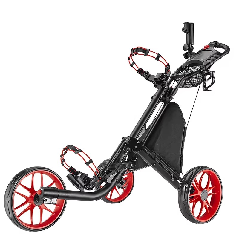 ゴルフプッシュカート 4輪 頑丈 軽量 折りたたみ式 ゴルフ - Pull Cart Fold のレビューと価格