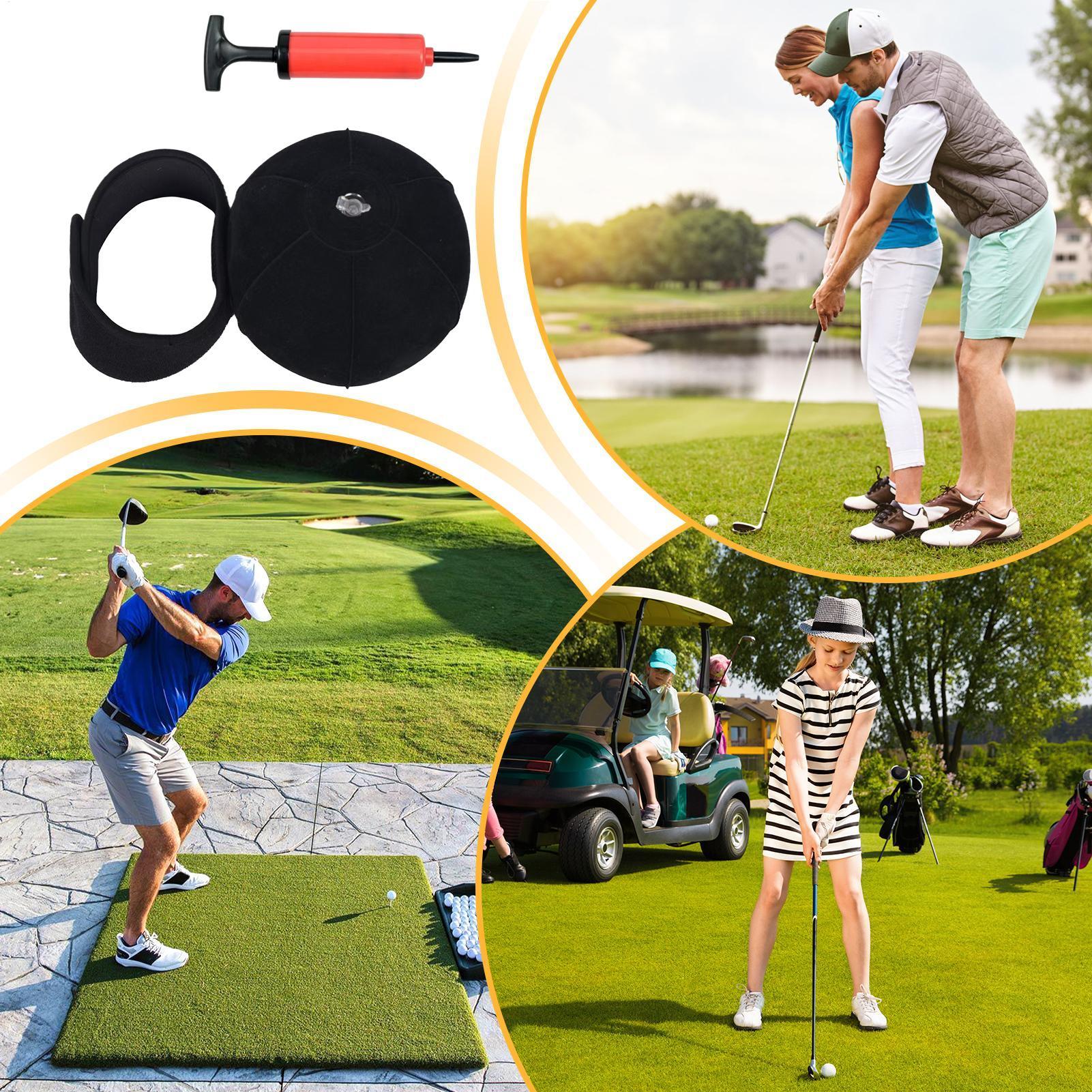 インフレータブルボールゴルフスイングトレーナー、調節可能なア - Training Aid Swing のレビューと価格